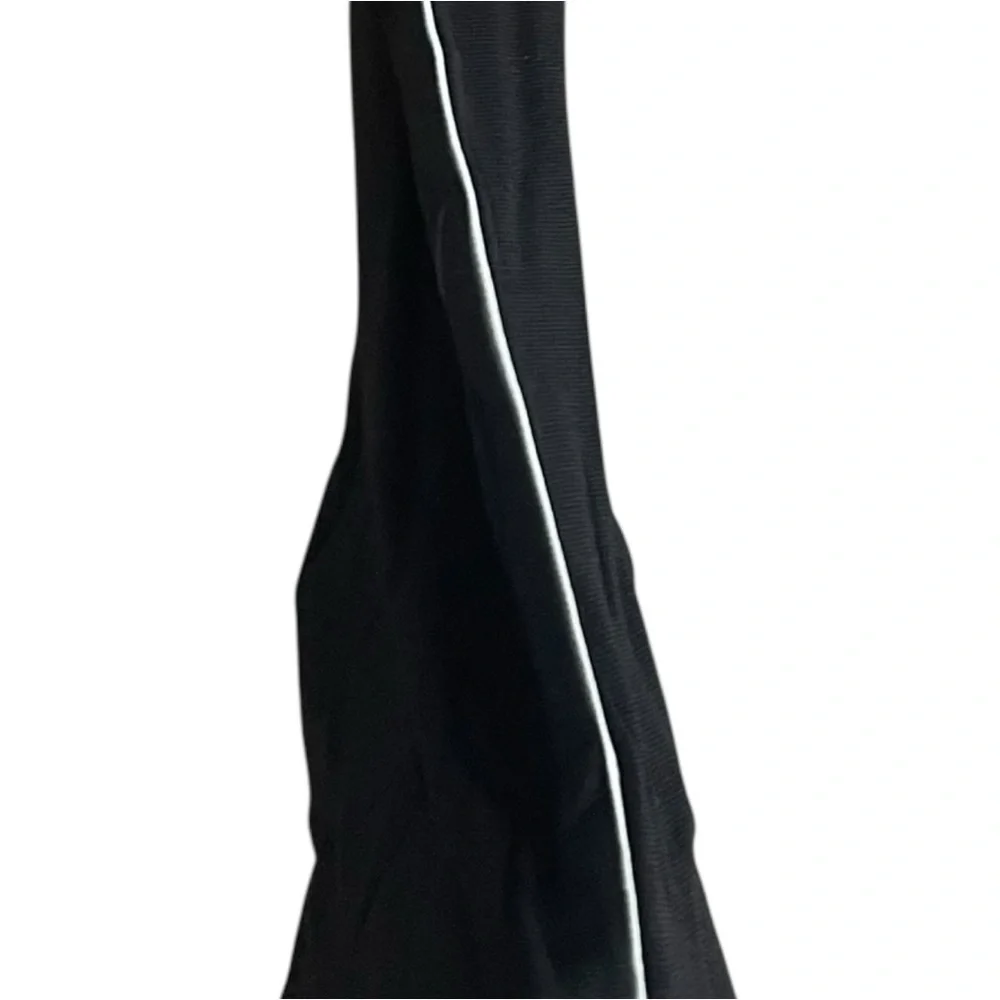 Love Encounter Stripe Athletic Active Pants Black